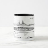 Battleship Richelieu Tasse (Zentrum)