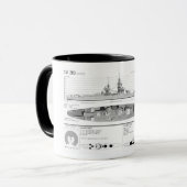 Battleship Richelieu Tasse (Vorderseite Links)