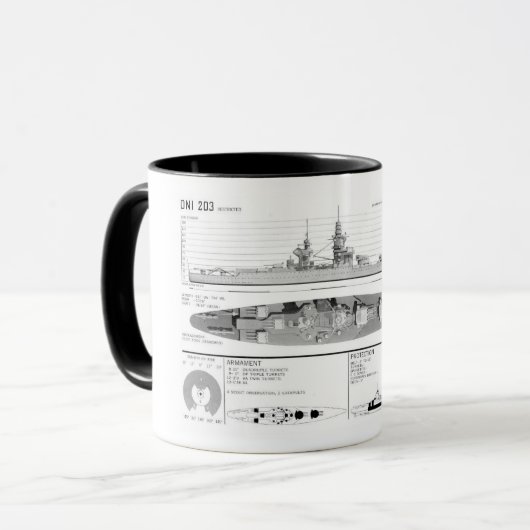 Battleship Richelieu Tasse (Vorderseite Links)