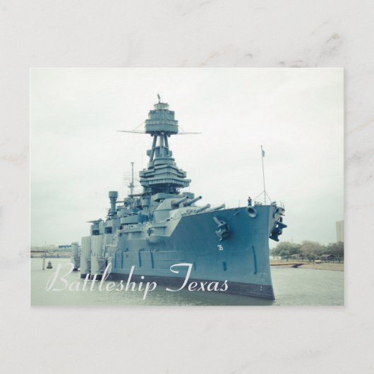 Battleship Schiff des Texas Museums im Staat San J Postkarte (Vorderseite)