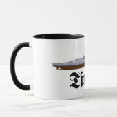 Battleship Tirpitz Mug Tasse (Links)