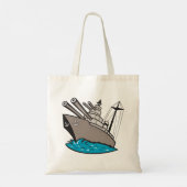 Battleship Tote Bag Tragetasche (Rückseite)