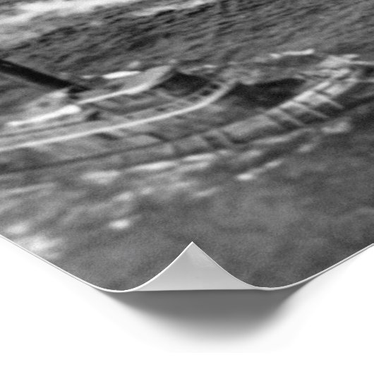 Battleship USS Arizona poster 20" x 26" (Ecke)