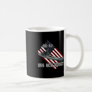 Battleship Uss New Jersey Bb-62 & Kampfwarsch Kaffeetasse
