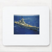 Battleship Uss New Jersey Mousepad (Vorne)