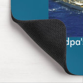 Battleship Uss New Jersey Mousepad (Ecke)