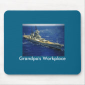 Battleship Uss New Jersey Mousepad (Vorne)