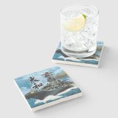 Battleship Yamato Untersetzer (Seitenansicht)