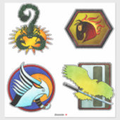 Battletech Aufkleber (Blatt)