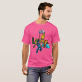 Battletoads Shovel Knight T-Shirt (Vorne ganz)