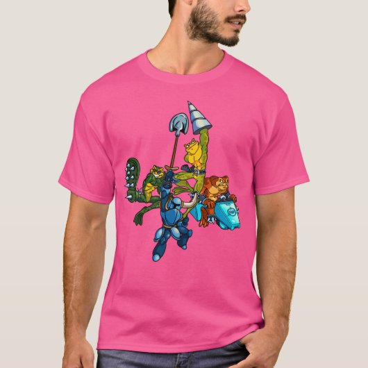 Battletoads Shovel Knight T-Shirt (Vorderseite)