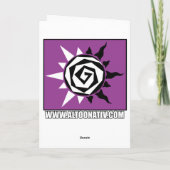 Batty Birthday Card Karte (Rückseite)