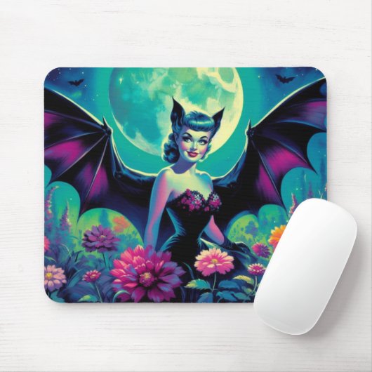 Batty Blooms Mousepad (Mit Mouse)