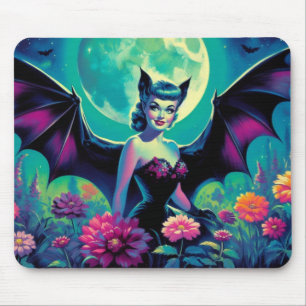 Batty Blooms Mousepad