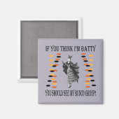 Batty Bunco Magnet (Vorderseite/Rückseite)