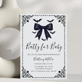 Batty for Baby Halloween Baby Shower Einladung