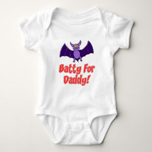 Batty für Daddy Baby Strampler