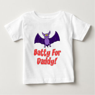 Batty für Daddy Baby T-shirt