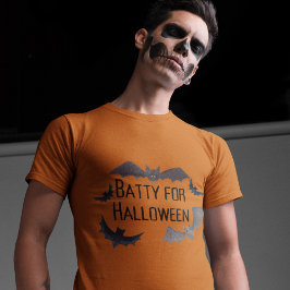 Batty für Halloween Bat Vampire Beängstigend T-Shirt