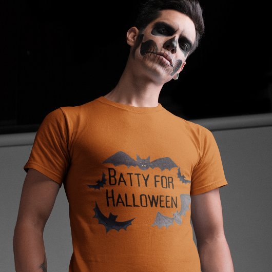 Batty für Halloween Bat Vampire Beängstigend T-Shirt