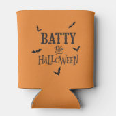 Batty für Halloween Dosenkühler (Rückseite)