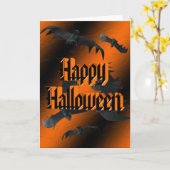 Batty Halloween Card Karte (Gelbe Blume)