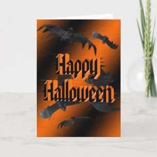 Batty Halloween Card Karte