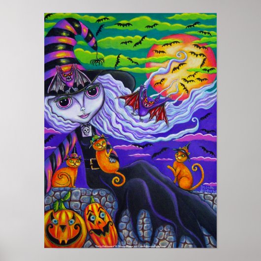 Batty Halloween Poster (Vorne)