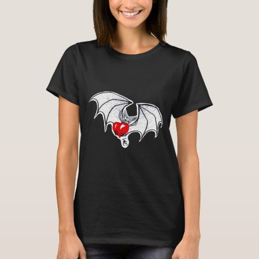 Batty Heart T-Shirt (Vorderseite)