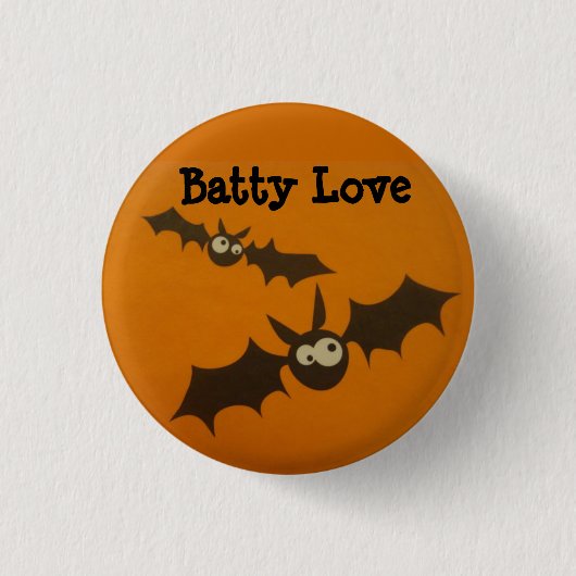 Batty Liebe-Knopf! Button (Vorderseite)