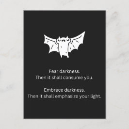 Batty The Bat Postkarte