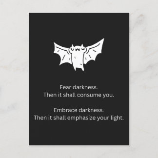 Batty The Bat Postkarte