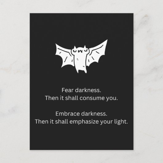 Batty The Bat Postkarte (Vorderseite)