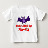 Batty über My Yia-Yia Baby T-shirt (Vorderseite)
