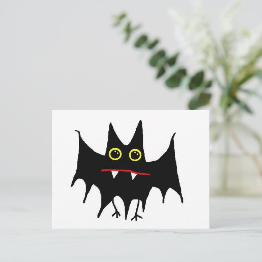 BattyBat Postkarte (Stehend Vorderseite)