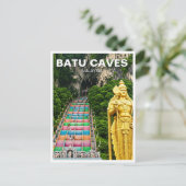 Batu Caves Malaysia Selangor Postkarte (Stehend Vorderseite)
