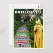 Batu Caves Malaysia Selangor Postkarte (Vorne/Hinten)