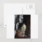 Batu Caves Tempel Malaysia Postkarte (Vorne/Hinten)