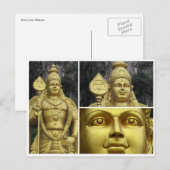 Batu Höhlen Gold Postkarte (Vorne/Hinten)