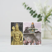 batu Höhlen Götter Postkarte (Stehend Vorderseite)