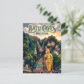 Batu-Höhlen Malaysia Postkarte (Stehend Vorderseite)