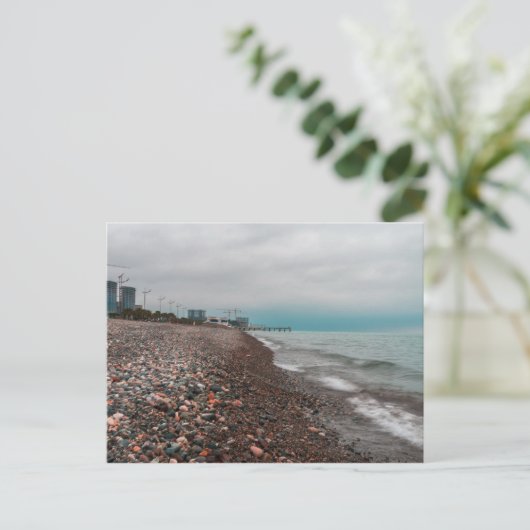 Batumi Meer. Georgia Postkarte (Stehend Vorderseite)