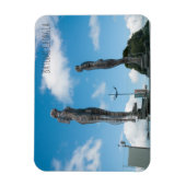 Batumi Stadt Georgia. Ali- und Nino-Statue Magnet (Vertikal)