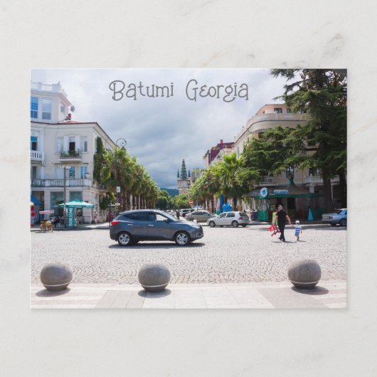 Batumi Stadt Georgia Postkarte (Vorderseite)