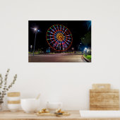 Batumi Stadt Georgia, Riesenrad Poster (Küche)