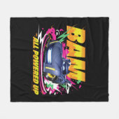 Batwheels™ Bam - Alle hochgefahren Fleecedecke (Vorderseite (Horizontal))