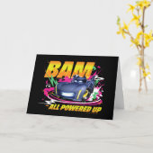 Batwheels™ Bam - Alle hochgefahren Karte (Gelbe Blume)