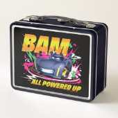 Batwheels™ Bam - Alle hochgefahren Metall Brotdose (Rückseite)