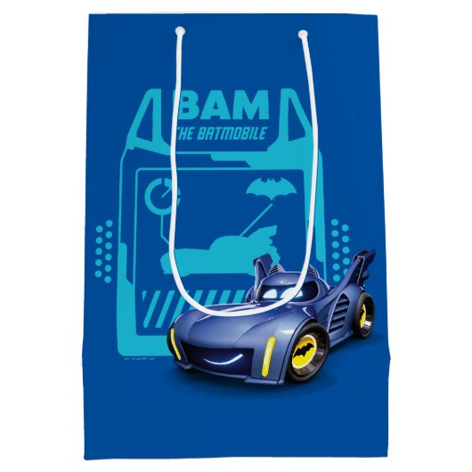 Batwheels™ Bam - Der Batmobile Mittlere Geschenktüte (Rückseite)