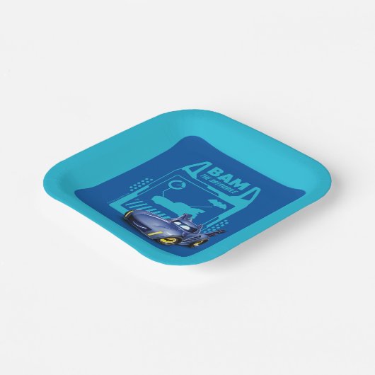 Batwheels™ Bam - Der Batmobile Pappteller (Gewinkelt)